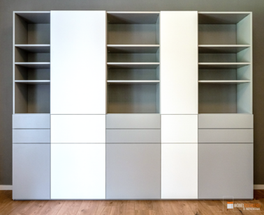 Wohnraum | schlichte Anbauwand